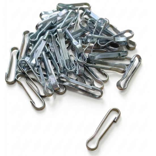 Set carlige metalice pentru panouri de protectie tenis - 21210